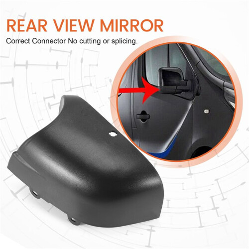 Right Lower Wing Mirror Cover Casing Bottom for  Vivaro  Trafic  Talento Van 2015-2018 2