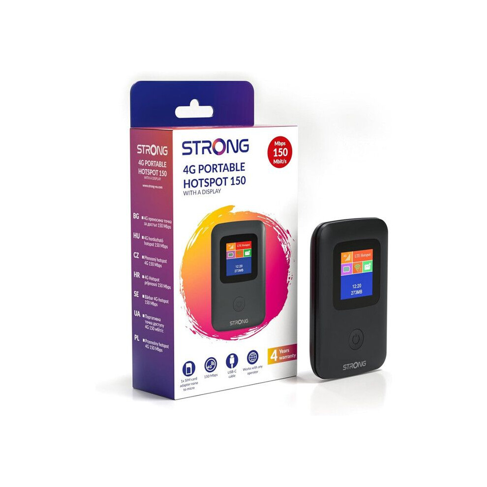 Strong 4GMIFI150CD, Router, Schwarz - Bild 5