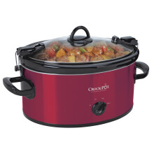 Crock-Pot 6-Quart Cook & Carry Oval Handmatige Draagbare Slow Cooker, Rood - SCCPVL600-R