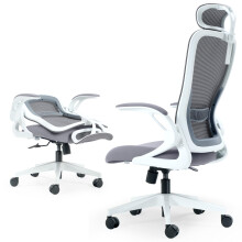 Tervo Model U | Folding Office Chair for Small Spaces | Gaming Chair for Adults & Kids | Ergonomic Mesh Computer Chair for Bedroom | Foldable Desk Cha