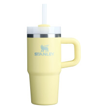 Gobelet Stanley Quencher H2.0 avec Poignée et Paille 14 oz | Couvercle à 3 Positions | Compatible avec les Porte-Gobelets