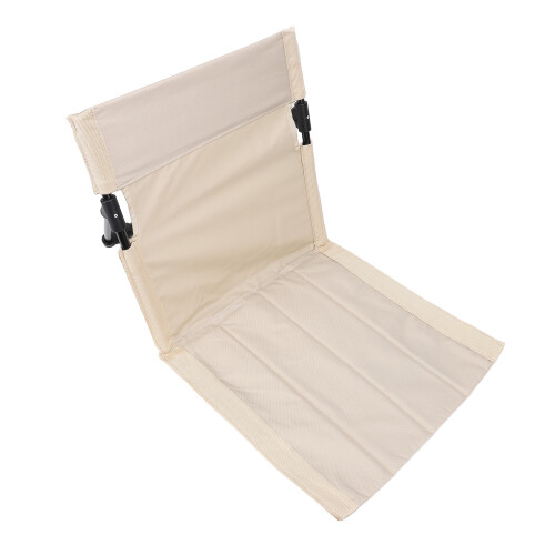 Chaise de plage portable avec support dorsal réglable, kaki