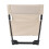 Chaise de plage portable avec support dorsal réglable, kaki 14