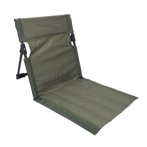 Chaise de plage légère olive avec dossier réglable