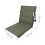 Chaise de plage légère olive avec dossier réglable 2