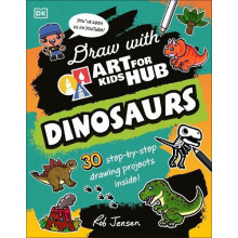 Draw with Art for Kids Hub Dinosaurs by Rob Jensen Paperback Book