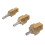 Durable High Speed Steel Pipe Reaming Bits Set 3PCS Hex Shank for PPR Pipe Work 15