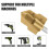 Durable High Speed Steel Pipe Reaming Bits Set 3PCS Hex Shank for PPR Pipe Work 4