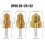 Durable High Speed Steel Pipe Reaming Bits Set 3PCS Hex Shank for PPR Pipe Work 2