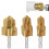 Durable High Speed Steel Pipe Reaming Bits Set 3PCS Hex Shank for PPR Pipe Work 8
