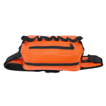 Marsupio da pesca in TPU resistente all'acqua, grande capacità, arancione attrezzatura da outdoor