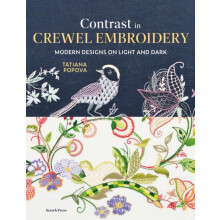 Contrast in Crewel Embroidery by Tatiana Popova Hardcover Book