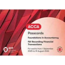 FIA Recording Financial Transactions FA1 by BPP Learning Media Other B
