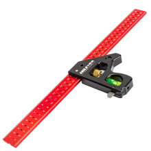 Gauges Heavy Duty High-Precision Woodworking Multifunction Combined Square Angle Ruler 40cm Long Movable Angle Ruler