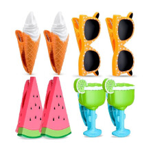 8 Clip per Telo da Mare, Graziosi Fermagli per Asciugamano per Sedie, Porta Telo da Mare, Mollette per Bucato, per Patio, Spiaggia, Piscina