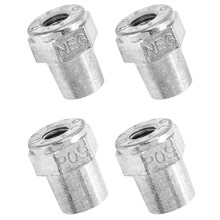 Terminale Positivo Negativo Della Batteria per Auto, Adattatore per Batteria In Lega di Zinco da 2 Paia, Adattatore per Perno Femmina 3/8