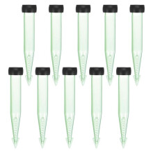 Confezione da 50 Tubi per Acqua Floreale, Tubi Floreali In Plastica da 4 Pollici/10 cm con Tappi In Gomma per Fiori