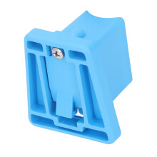 Blocco porta frontale per bicicletta pieghevole Brompton, rinforzato, in fibra di vetro PA66, blu