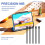 1 Set of  Tips, Striking 2 Stylus Soft Tips/Tips Black Includes: 20 Tips 4 Accessories 7