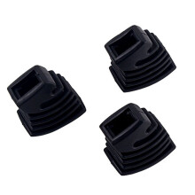 3Pcs Drum Kit Accessories Snare Stand Rubber Pads Tripod Mat Replacements Drum Stool Leg Covers