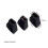 3Pcs Drum Kit Accessories Snare Stand Rubber Pads Tripod Mat Replacements Drum Stool Leg Covers 6