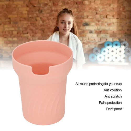 40 oz-Becher Silikon-Bodenprotektor, rosefarben 2
