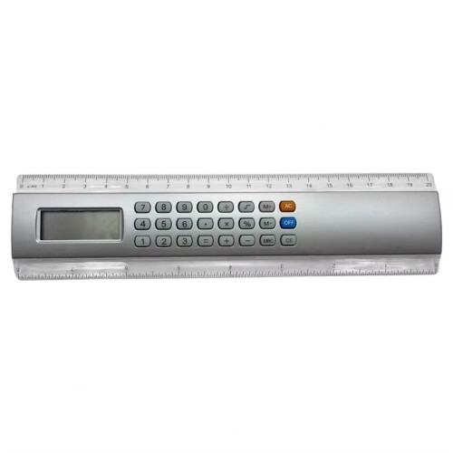 Ruler Calculator Multifunctional Counting 20cm  8 Digits Handheld Calculator Ruler Pocket Size Calculator Ruler
