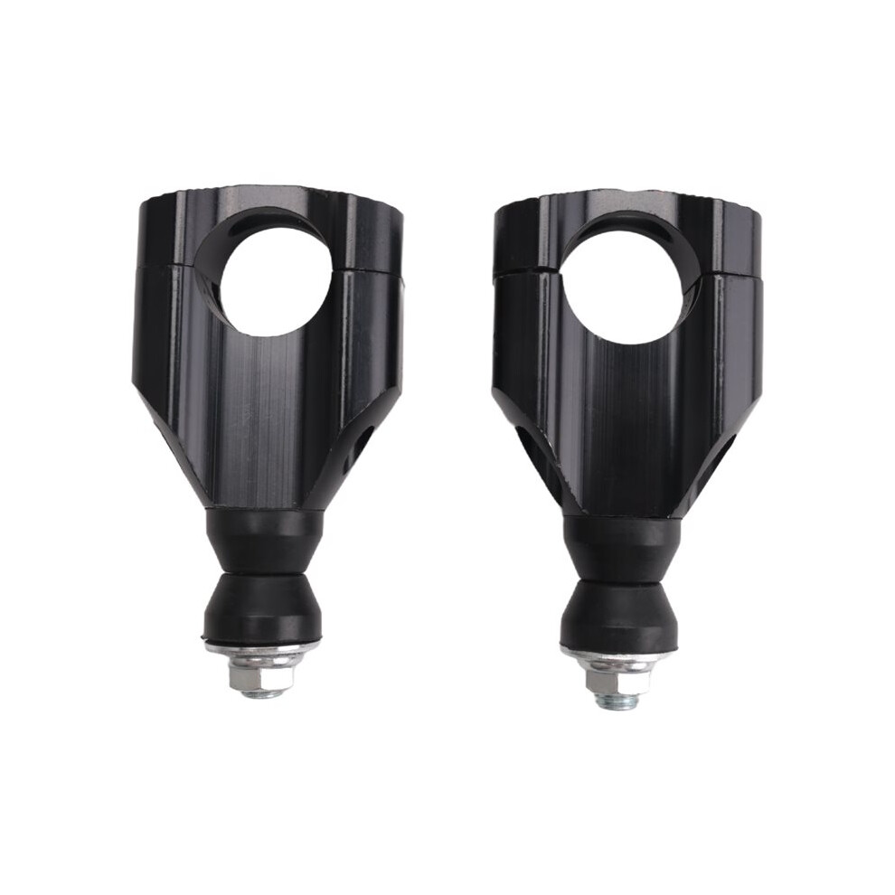 2Pcs 11/8 Inch 28Mm Cnc Motorcycle Handlebar Mount Riser Clamp Aluminium Handlebar Mounts Clamp Riser Black 4711123710382