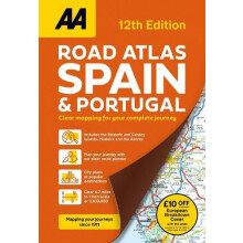 AA Road Atlas Spain amp Portugal Paperback Book