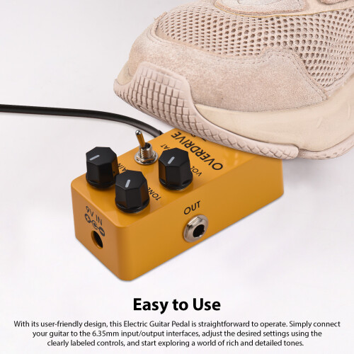 ZORY Pedal de Overdrive 9V 1