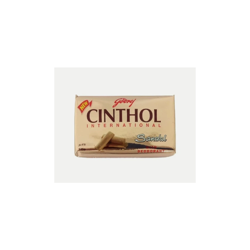 Cinthol Bath Soap Sandal With Deodorant 125g Pack of 4