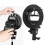 S Type Bracket for Bowens Mount Holder S Type Bracket Holder for Speedlite Flash Snoot Softbox 6