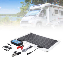 100-W Solar-Ladekit 12V/24V mit USB & 100A-Laderegler für Wohnmobil/Boot