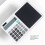 Multifunctional LCD Calculator Notepad, 225mAh, 253x159x16mm, White 8