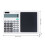 Multifunctional LCD Calculator Notepad, 225mAh, 253x159x16mm, White 2