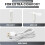 Foldable Laptop Table Bed Tray with USB Hub,Fan LED Light & Side Drawer 2