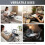 Foldable Laptop Table Bed Tray with USB Hub,Fan LED Light & Side Drawer 3