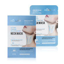 Mascarilla de Cuello 8PCS, Set de Mascarillas HONLINK con Colágeno Hidrolizado, Ácido Hialurónico y Péptidos