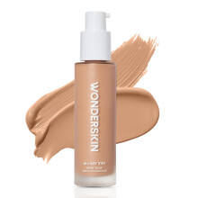 Wonderskin Hyper Bond All-Day Stay Serum Foundation - Waterproof, Transfer-Proof, 24HR Longwear Face Makeup with Niacinamide & Hyaluronic Acid - Light