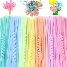 100 PCS Varillas de Chenille para Manualidades, Limpiapipas Gruesos, Proyectos Creativos