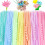100 PCS Pipecleaners Craft Pipe Cleaners30cm Long Flexible Rainbow Chenille 1