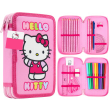 Hello Kitty Sanrio Pencil Case Kids Colored Pencils Markers Kawaii Kuromi Stationery Gifts for Kids (Multi Hello Kitty)