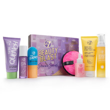 W7 Beauty Blast Skincare Secrets Gift Set - Complete Full Size Skincare Routine with Day Cream, Serum, Cleansers, Toner Mist, Eye Cream and Makeup Rem