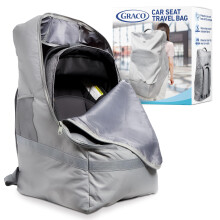 Graco Padded Car Seat Travel Bag & Infant Carrier Backpack, Durable for Car Seats, Airport Check Bag