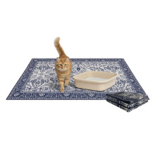 Lovewag Wasbare Kattenbak Mat 2 Stuks - Houd Litter Van Vloeren, Zacht Voor Pootjes, 36x48 Inch Groot