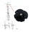 LR115224 Front Upper  Mounting J9C18232 for   Sport Evoque Spring/Damper Top Glue 6