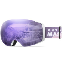 OutdoorMaster Ski Goggles PRO - Sans Cadre, Lentille Interchangeable 100% UV400 Protection