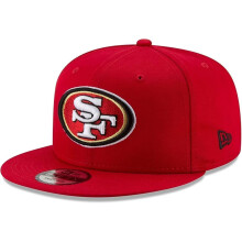 New Era NFL 9FIFTY Snapback Team Color Adjustable Hat Cap One Size (US, Alpha, One Size, San Francisco 49ers - Red)