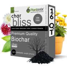 Char Bliss (16 Qts) - Organische Biochar voor Planten - OMRI-Geliste Biochar Bodemverbetering