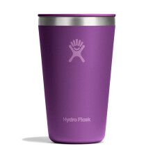 Hydro Flask All Around Tumbler Press-in Lid, Insulated Travel Mug, Stainless Steel Coffee Cup 16 Oz Beachplum Purple